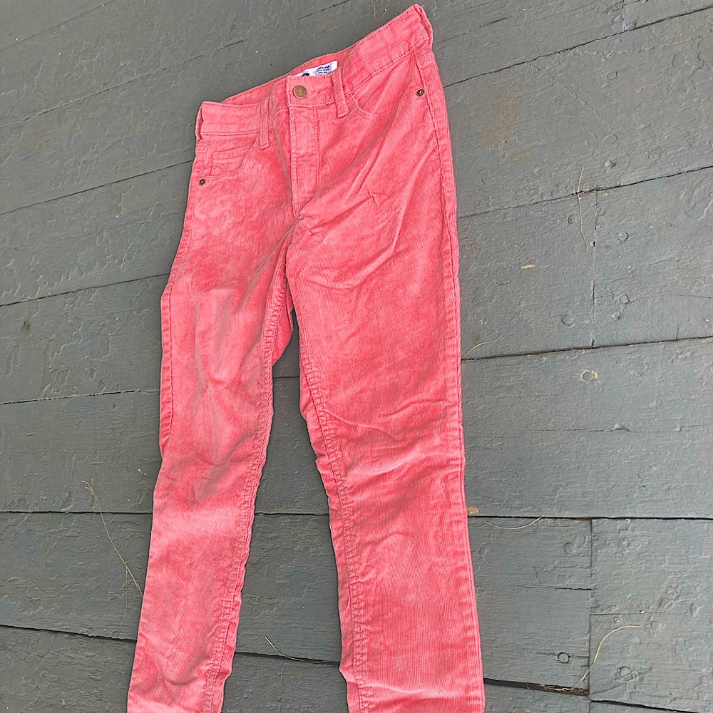 Old Navy pink corduroy pants, good condition